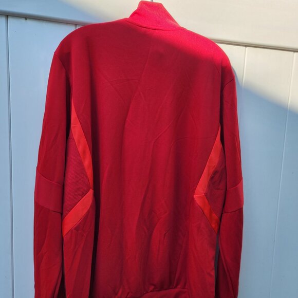 Adidas RSL Arizona Real Salt Lake Youth Soccer Track Jacket Full Zip XL-RED - Picture 5 of 5